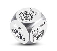 Stocking Stuffers for Men Women Adults, Wife Christmas Ideas, Christmas White Elephant Ideas, Anniversary Birthday Gifts for Men Women, Date Night Food Dice, Valentines Gifts for Him Her