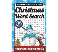 Stocking Stuffers for Teens: Epic Christmas Word Search: 120 Fun & Relaxing Holiday Puzzles with Answers, Screen-Free Gift for Teen Boys & Girls
