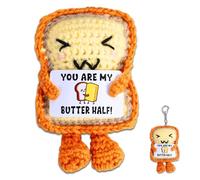 Stocking Stuffers for Wife Christmas Ideas Valentines Day Gift for Him Her Boyfriend Girlfriend Husband Birthday Gifts Cute Toast Crochet Cotton Anniversary Romantic Gift for Women Men Wedding
