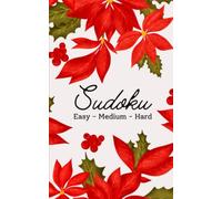 Stocking Stuffers for Women: Christmas Sudoku: 100 Puzzles, 5 Levels, Coloring Pages. Activity Book for Adults