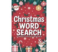 Stocking Stuffers for Women: Word Search Books for Adults: Cozy Large Print Christmas Word Find Puzzles for Winter Nights: Stress Relief Activity Book with Solutions