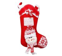 Stockings for Christmas, Storage Bag for Sweets Made of Felt, Santa Claus Stocking Decorative Object for Mantle Stairs Christmas Tree Home Farmhouse Garden Yard