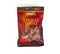 Stockley’s Treacle Toffee - 12 x 90g Packs | Traditional British Sweets | Chewy Toffee Made with Treacle, Condensed Milk & Butter | Vegetarian