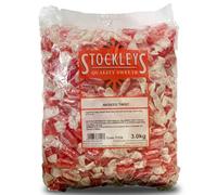 Stockleys Aniseed Twist Sweets 3kg Bulk Bag Individually Wrapped Hard Boiled Candy | Traditional Liquorice Flavour Sharing Bag for Party Bags and Sweet Tables