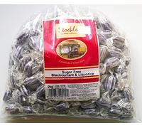 Stockleys SUGAR FREE Blackcurrant & Liquorice Sweets - 1 x 2kg
