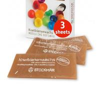 Stockmar Modeling Beeswax - 3 Pieces Natural