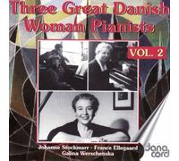 Stockmarr/Ellegaard 3 Great Danish Women Pianists Vol. 2 (CD) Album (US IMPORT)