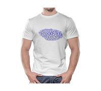 Stockport County FC Novelty Football Cloud T Shirt, (XX Large)