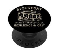 Stockport Heritage Resilience & Grit UK Design PopSockets Adhesive PopGrip