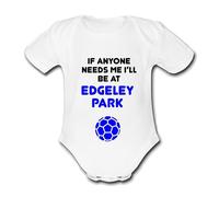 STOCKPORT Stadium Football Personalised Unique Baby Vest Baby Grow Babygrow Cute Novelty Boys Girls Unisex funny County