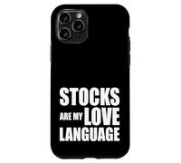Stocks Are my Love Language Funny Investing Quote Trader Case for iPhone 11 Pro