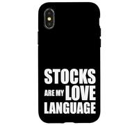 Stocks Are my Love Language Funny Investing Quote Trader Case for iPhone X/XS