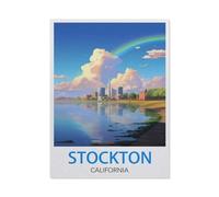 Stockton California，Jigsaw Puzzles 1000 Pieces for Adults, Classic Puzzle Kids Puzzle Challenging And Difficult Puzzles for Adults And Teens（75x50cm）-V41