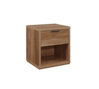 Stockwell 1 Drawer Bedside - Rustic Oak