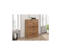Birlea Stockwell 4 + 2 Chest Rustic Oak in Brown Birlea Brown