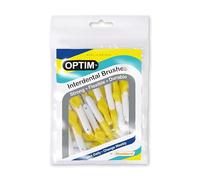 Stoddard 25 ICON Interdental Brushes. Value Pack. All with extendable Handles. Choose from Four Different Sizes Floss, Toothpick, Plaque, Tartar Removal Oral Hygiene Dental Brush - Yellow 0.7 mm