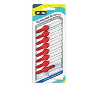 Stoddard Icon Optim Soft Interdental Brushes Red Pack Of 8