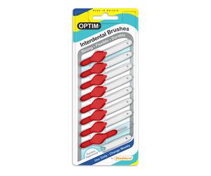 Stoddard Icon Optim Soft Interdental Brushes Red Pack Of 8