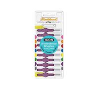 Stoddard Icon Purple Standard Interdental Brush - 8 Bush Plus 2 Free Brush in 1 Pack