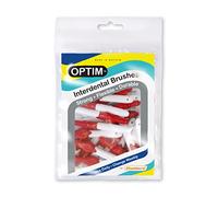 Stoddard OPTIM Interdental Brushes Pack of 25 Red 0.5 mm Size 2
