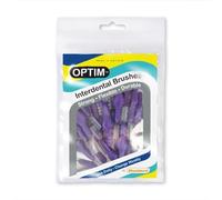 Stoddard OPTIM Interdental Brushes Size 6 (1.1 mm) Purple - Pack of 25 Dental Cleaning Brushes