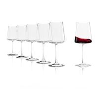 Stölzle Lausitz Bordeaux Glasses Power Set of 6, 650 ml - Premium Wine Glasses Ideal for Bordeaux - Modern Crystal Bordeaux Goblets for Maximum Flavor - Dishwasher- & Shock-Resistant