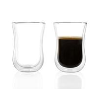 Stölzle Lausitz Coffee 'N More Glasses Set of 2 I Thermal Glasses Double-Walled Suitable as Tea Glasses, Cappuccino Glasses and Coffee Glasses I Latte Macchiato Glasses Double Walled - 230 ml