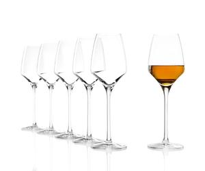 Stölzle Lausitz Experience dessert wine glasses 190 ml, set of 6, hand-blown appearance, dishwasher-safe