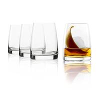 Stölzle Lausitz Experience Whisky Glasses D.O.F. Set of 4, 325ml - Premium Whisky Tumblers in Timeless Design - Crystal Glass Whisky Tumbler - Dishwasher- & Shock-Resistant, Made in Germany