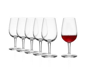 Stölzle Lausitz I.N.A.O. Tasting Glasses Set of 6 Crystal Glass Goblets for Tasting