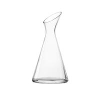 Stölzle Lausitz One for All Collection 4120066 Slanted Neck Carafe 1 Litre Hand-Blown Dishwasher Safe Height 28.5 cm Outer Diameter 16 cm
