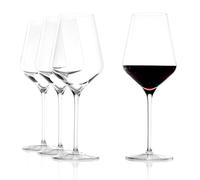 Stölzle Lausitz Red Wine Glasses 4 Set (QUATROPHIL). Dishwasher Safe Red Wine Glasses (20 fl oz). Durable Crystal Glasses - Genuine Stölzle Wine Glass