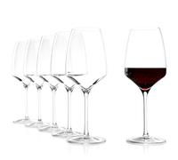 Stölzle Lausitz Red Wine Glasses Experience Set of 6, 450ml - Premium Wine Glasses Ideal for Red Wine - Elegant Crystal Goblets for Maximum Aroma - Dishwasher- & Shock-Resistant