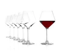 Stölzle Lausitz Revolution Burgundy Glasses,545ml, 6- piece set, highly functional red wine glasses, elegant Burgundy glasses