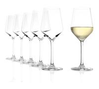 Stölzle Lausitz Revolution White Wine Glasses, 365ml, 6-piece set, highly functional white wine goblets, versatile white wine glasses