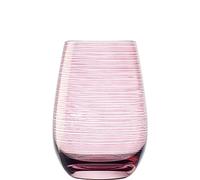 Stölzle Lausitz Twister Cups in Lilac 465 ml Set of 6 Glasses Dishwasher Safe Colourful Drinking Cups