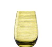 Stölzle Lausitz Twister Mug, 465 ml, Set of 6, Dishwasher Safe, Coloured, Glass, Olive