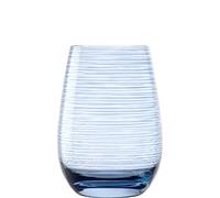 Stölzle Lausitz Twister Mug, Capacity: 465 ml, Set of 6, Dishwasher Safe, Coloured, Drinking Mug, Glass, Blue Grey