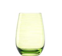 Stölzle Lausitz Twister Mug, Capacity: 465 ml, Set of 6, Dishwasher Safe, Coloured, Drinking Mug, Glass, Green