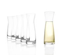 Stölzle Lausitz Universal S Carafe 125 ml Set of 6 - Ideal for Water, Juice, Milk & Spirits - Milk Carafe Made of Lead-Free Crystal Glass - Dishwasher Safe & Made in Germany
