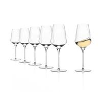 Stölzle Lausitz White Wine Glasses Cocoon/White Wine Glasses Set of 6/Wine Glasses Crystal Glass/Elegant White Wine Glass Extravagant/High-Quality Wine Glass Set/Wine Glasses Stölzle