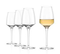 Stölzle Lausitz White Wine Glasses Experience Set of 4 350 ml - Premium Wine Glasses Ideal for White Wine & Aperitif - Elegant Crystal Glasses - Dishwasher Safe