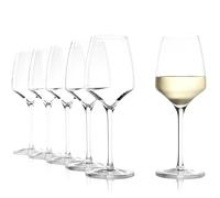 Stölzle Lausitz White Wine Glasses Experience Set of 6 350 ml - Premium Wine Glasses Ideal for White Wine & Aperitif - Elegant Crystal Glasses - Dishwasher Safe