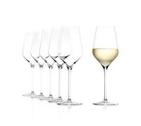 Stölzle Lausitz White Wine Glasses Quatrophil 404 ml, set of 6, on par with mout