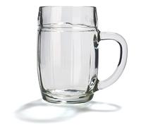 Stölzle Oberglas Mannheim Beer Mugs / Set of 6 Beer Mugs 0.3 Litres / Sturdy Beer Jug / Beer Glasses 0.3 Litres Made of Soda Lime Glass / Beer Mug 0.3 Litres Dishwasher Safe