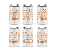 Stoents FS2 Fluorescent Starter for T8/T12 Tubes - 4-22W, Pack of 6, Dual Voltage 110-130V & 220-240V - Compatible with Mosquito Repellent Lamps