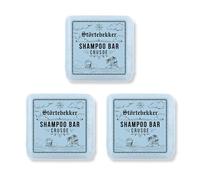 Störtebekker Premium Solid Shampoo Crusoe - Handmade Vegan Shampoo for Men & Women - Scented Shower Care for Skin and Hair (3 x 100 g)