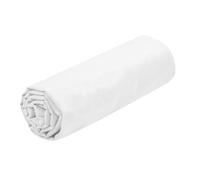 STOF - Fitted Sheet - Size 140 x 200 cm - Large 30 cm - 100% Oeko-Tex Certified Cotton - White - Eden Model - Bed Linen for Home - Soft and Comfortable for a Cosy Nest
