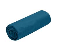 STOF - Fitted sheet - Size 90 x 190 cm - Large 30 cm - 100% Oeko-Tex certified cotton - Petrol - Eden model - Bed linen for the home - Soft and comfortable for a cosy nest