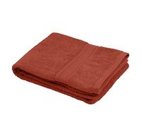 Stof Lovely Casa - Bath Towel - Size 50 x 90 cm - 100% Organic Cotton - Terracotta - Lagoon Model - Bath Linen - Wash at 40 cm